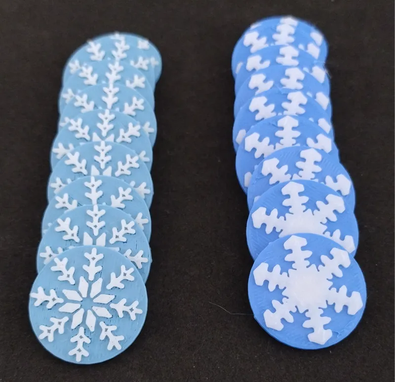 Winter Boardgame tokens No AMS needed