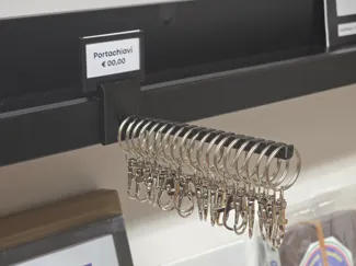Espositore Portachiavi per mensola IKEA Mosslanda