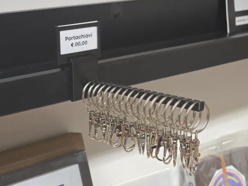 Espositore Portachiavi per mensola IKEA Mosslanda