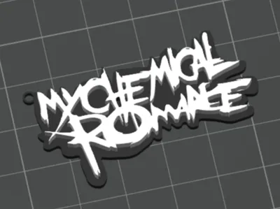 My Chemical Romance Logo Keychain