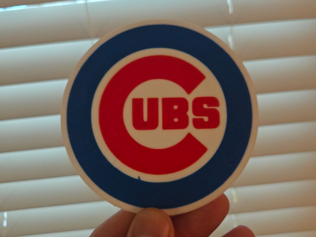 Chicago Cubs Coaster or Wall Display