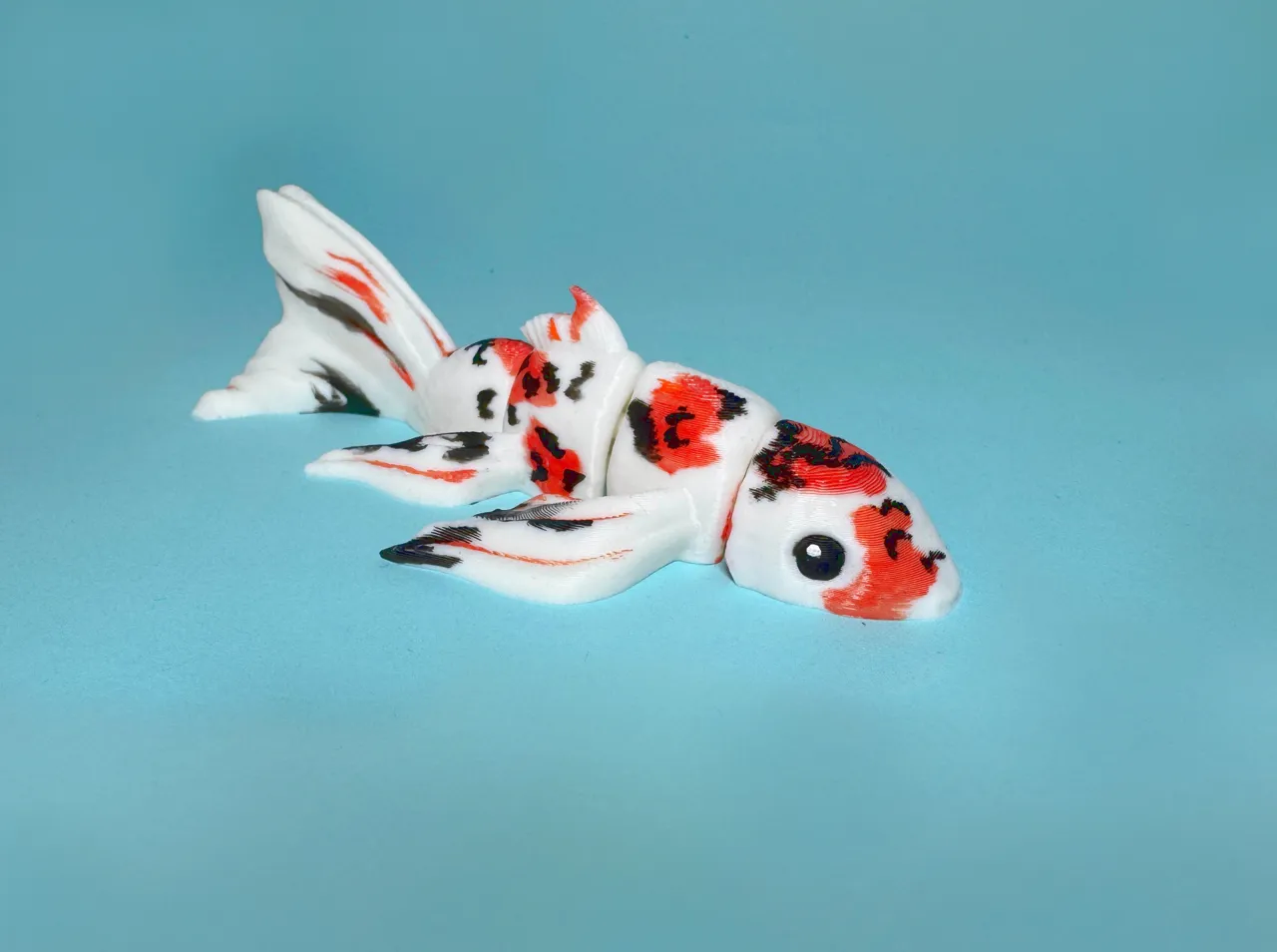 Articulated Koi Fish - Easy Print view 2