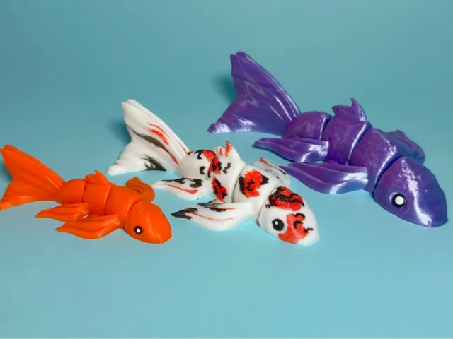 Articulated Koi Fish - Easy Print