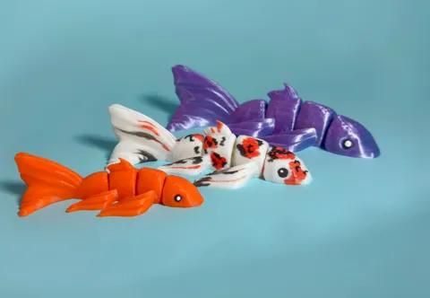Articulated Koi Fish - Easy Print view 4