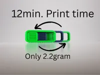 Nano Slider/12min. Print time/Only 2.2gram