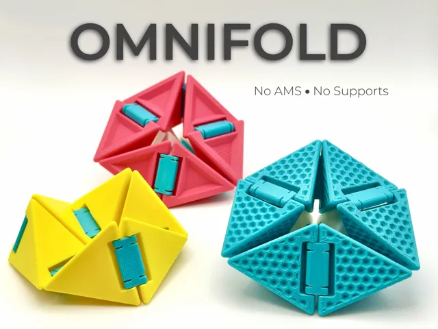 OmniFold – The Modular Flexagon Fidget - No AMS