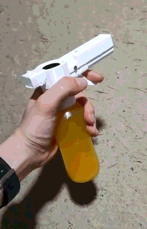 Abre botellas cerveza lanzador de chapas