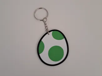 Yoshi Egg Keychain