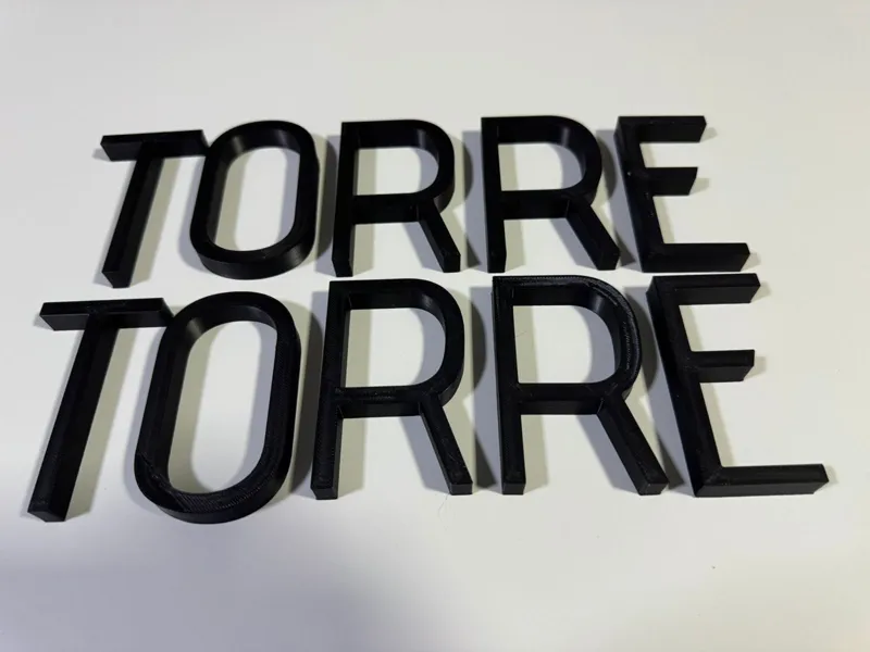 LETRA CAIXA ESCRITO TORRE 