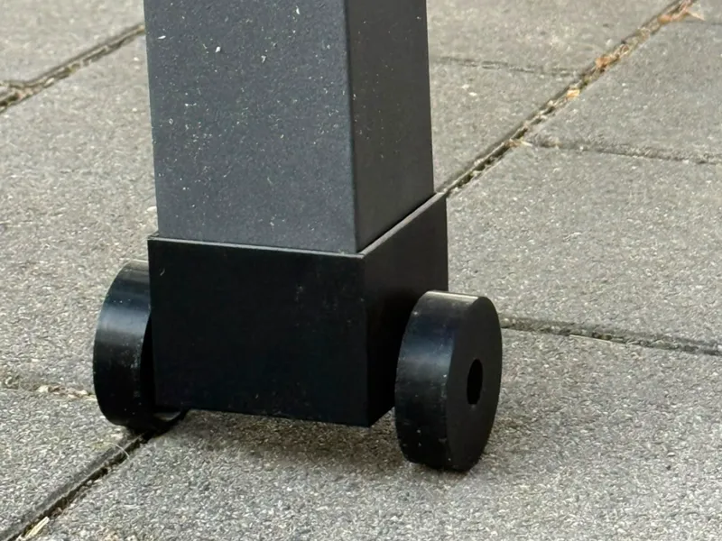 Rollen für Gartentischbeine, 60mm