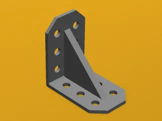 Bracket 60x60x40 with M4 Mounting Holes