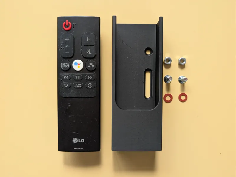 TV / Soundbar remote holder