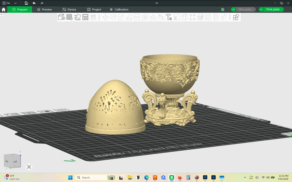 Kids Faberge style Easter Egg container - Free 3D Print Model - MakerWorld
