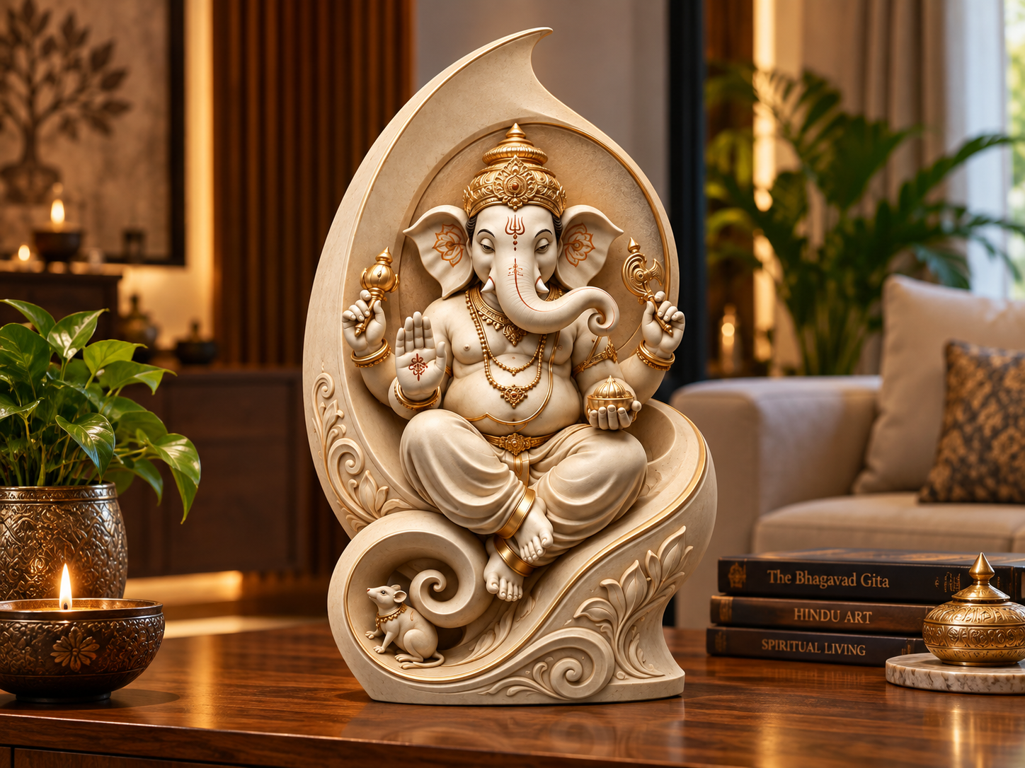 Lord Ganesh Elegant Decoration Statue - 1