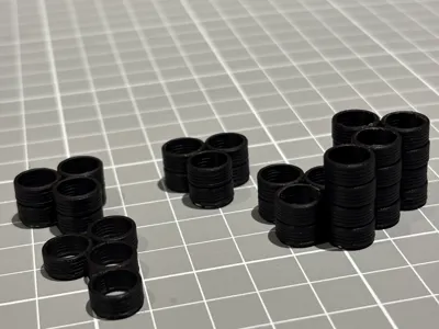 Tire wall 1/64