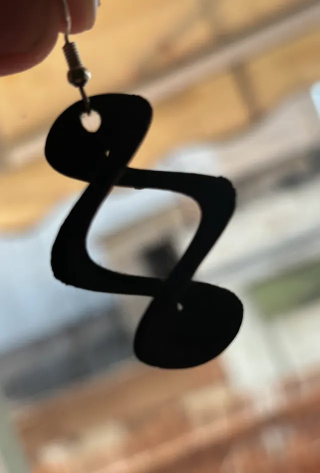 Abstract Earring