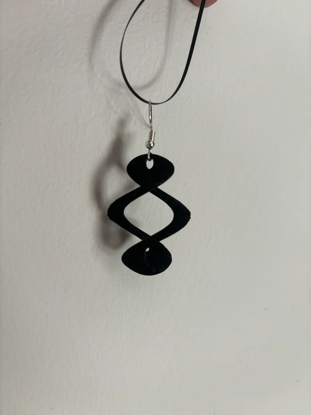 Abstract Earring view 3