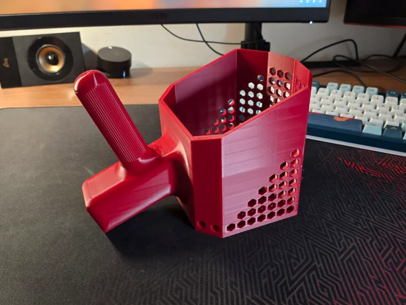 Metal detecting sand scoop (3 versions)