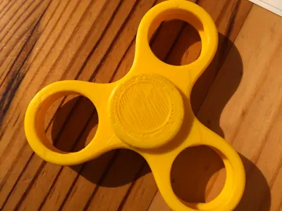 Gyro Fidget Spinner yellow