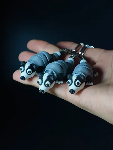 Accesorio para impresora 3D: Flexi Funny Badger — vista de referencia 2