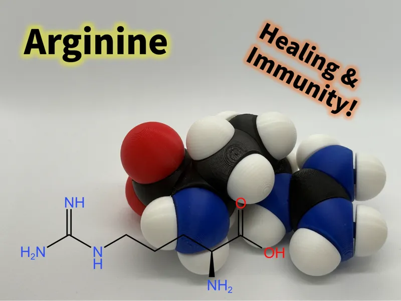 Arginine molfidget with rotatable bonds