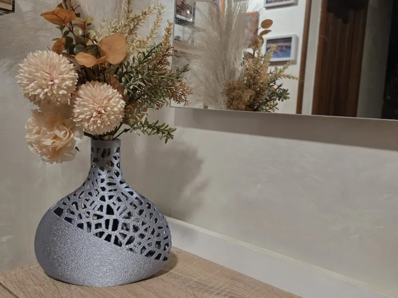 Jarron Voronoi Botella