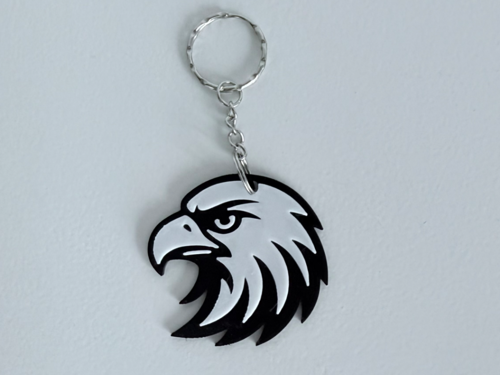 Eagle head keychain