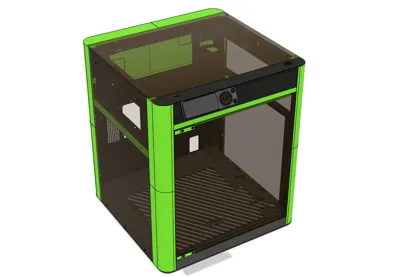 Bambu Lab P1P "Minimal" Enclosure + X1 Door