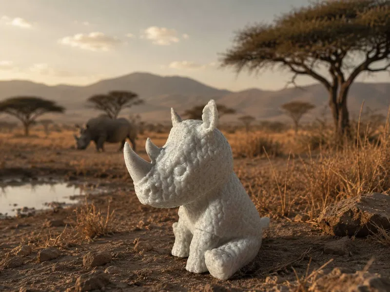 Rhinocéros texture Tricot