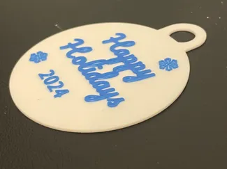 Simple 2024 Ornament