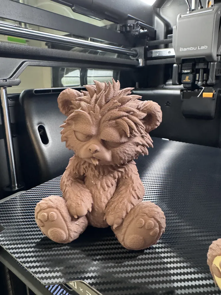 K.O. Bear Figure - Toys - PLA - 3D printed product - фото 4