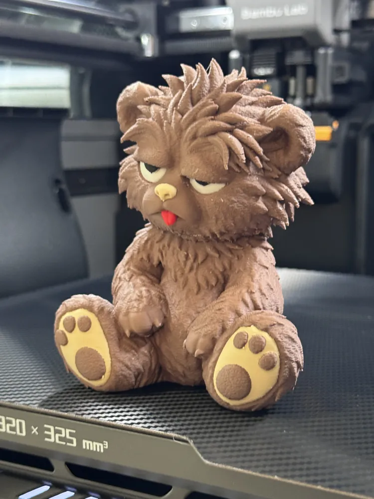 K.O. Bear Figure - Toys - PLA - 3D printed product - фото 9
