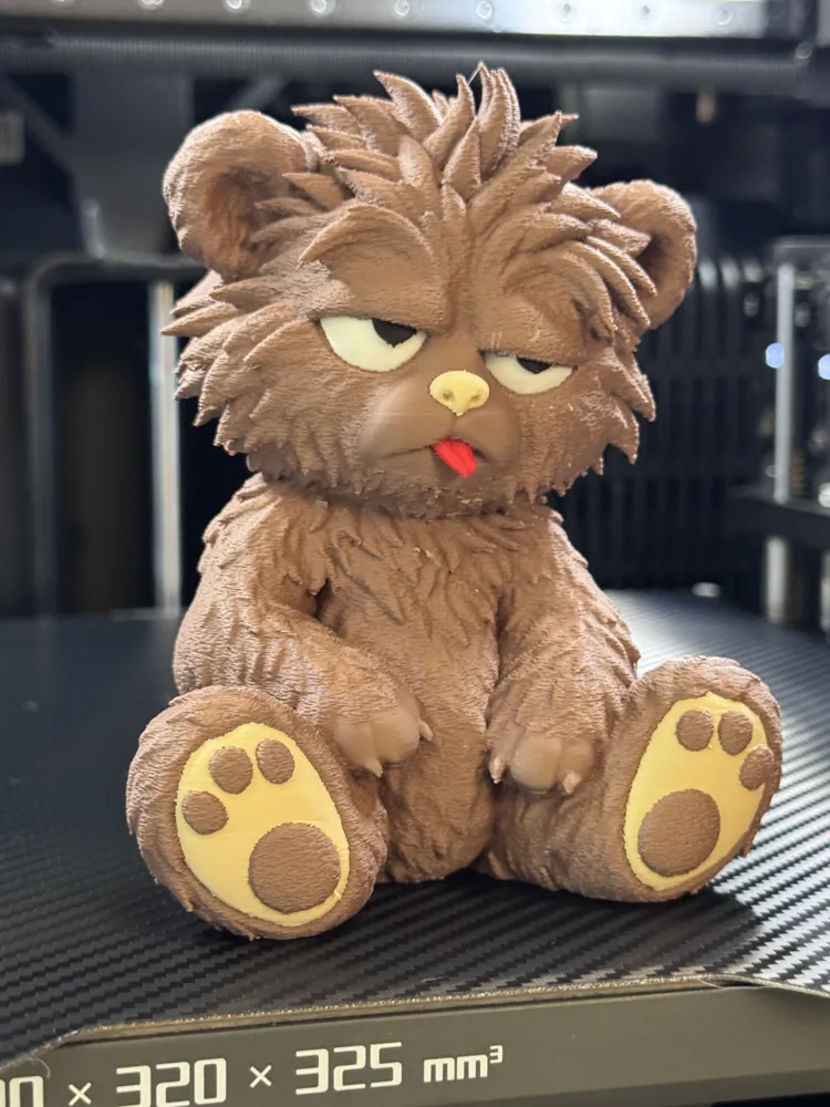 K.O. Bear Figure - Toys - PLA - 3D printed product - фото 8