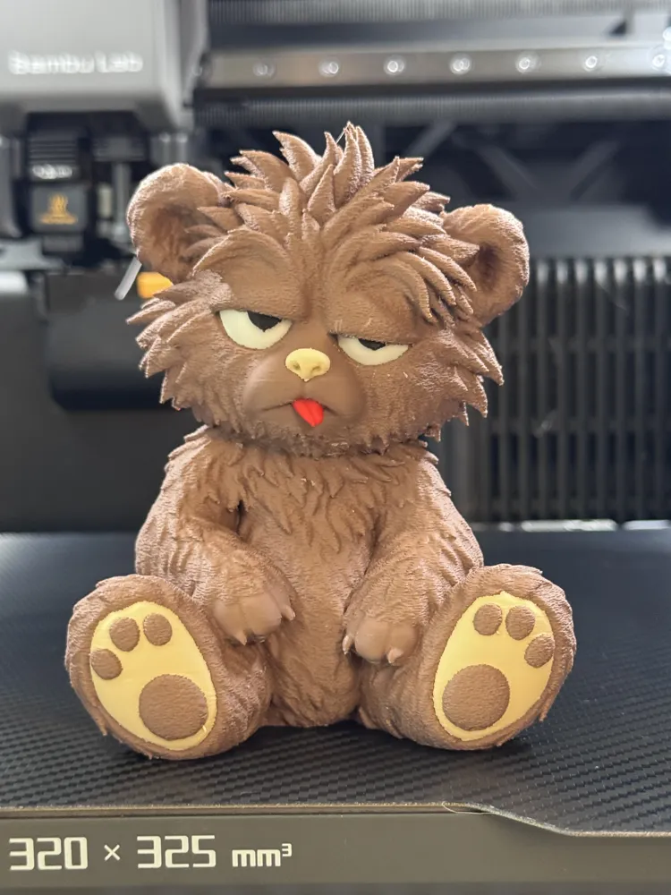 K.O. Bear Figure - Toys - PLA - 3D printed product - фото 7