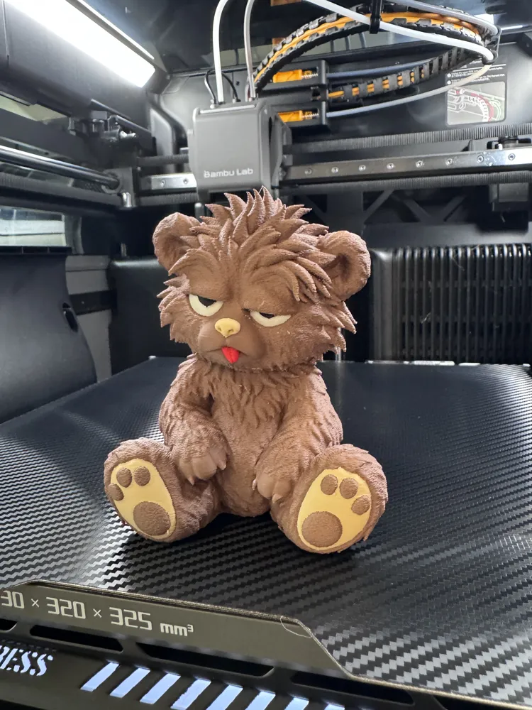 K.O. Bear Figure - Toys - PLA - 3D printed product - фото 6