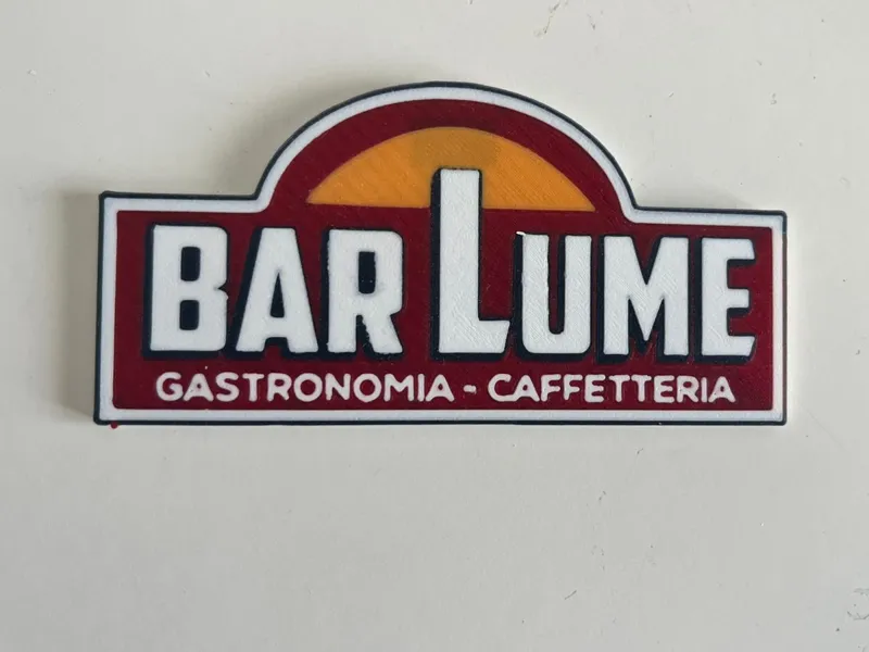 Insegna Bar Lume