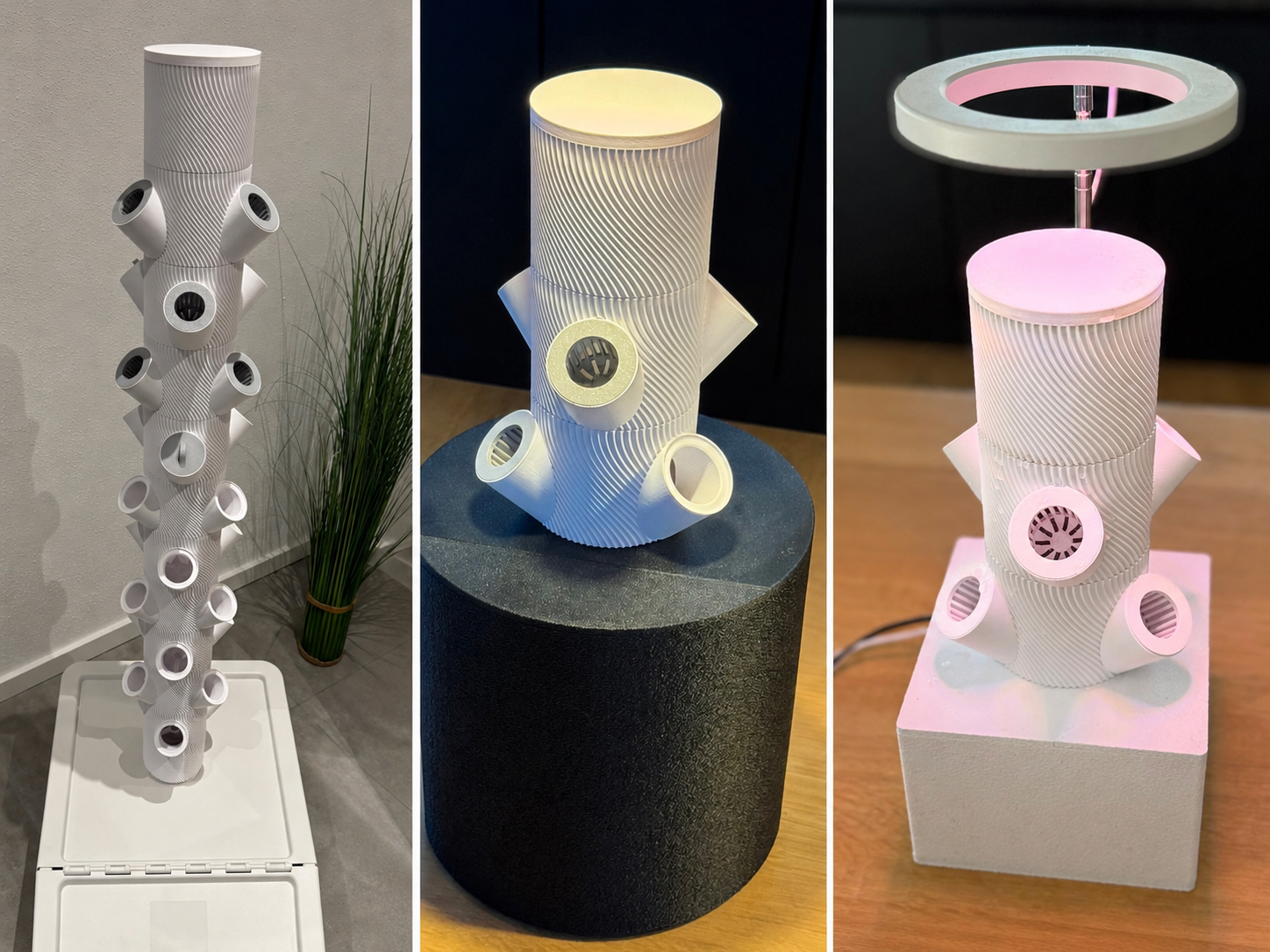 GrowTower – 3D-gedrucktes Hydroponik-System