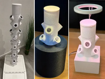 GrowTower – 3D-Printed Hydroponic System