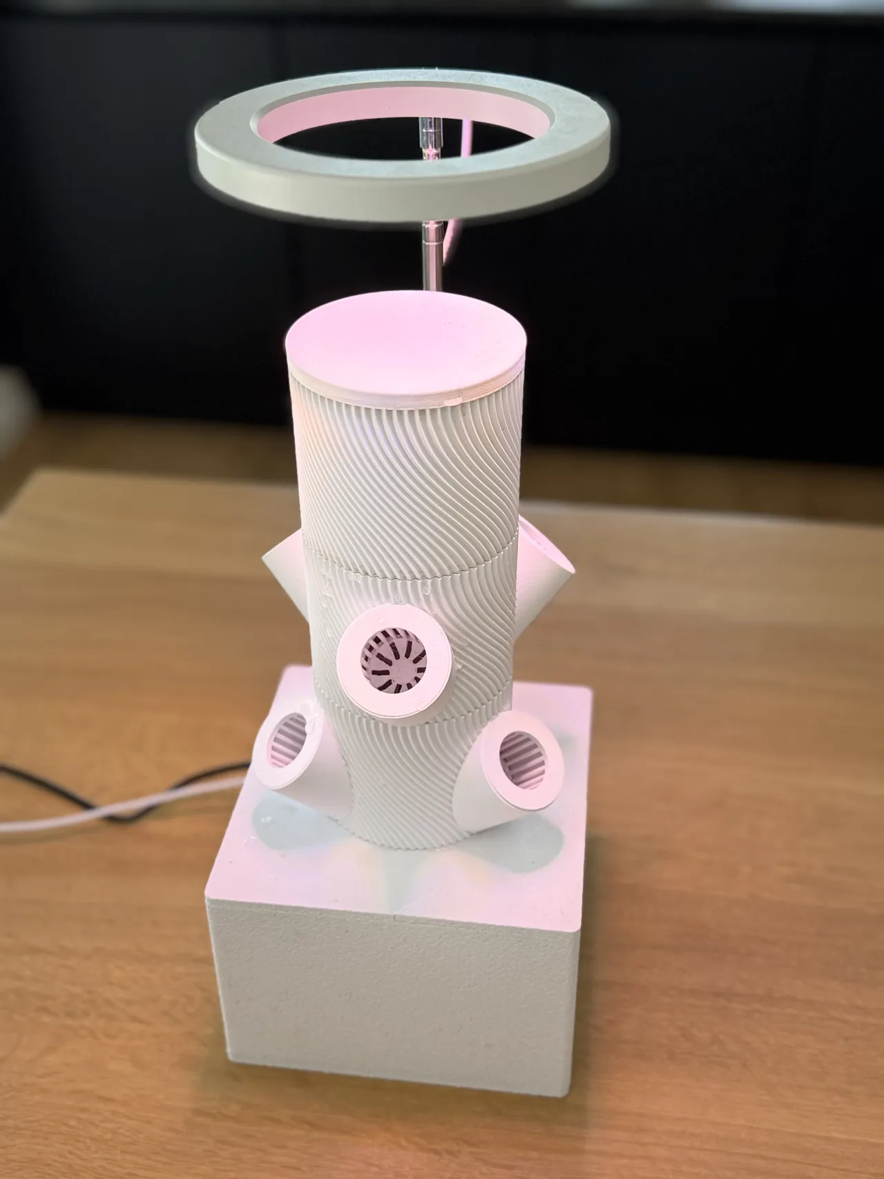 GrowTower – 3D-gedrucktes Hydroponik-System view 3