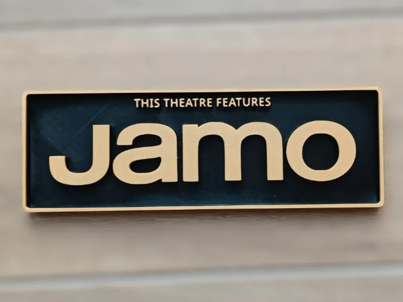 Plaque Logo Jamo homecinema