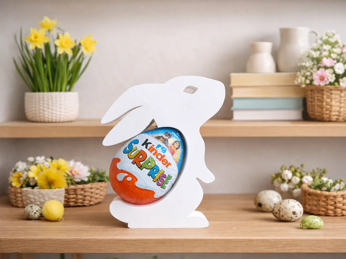 Easter Bunny Egg Holder - Free 3D Print Model - MakerWorld