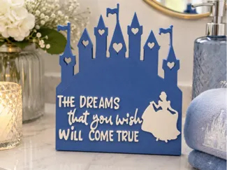 A Princess and Her Castle MagicSwap Plate