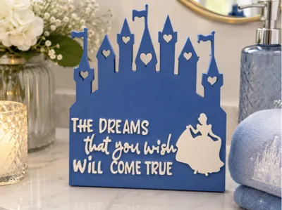 A Princess and Her Castle MagicSwap Plate