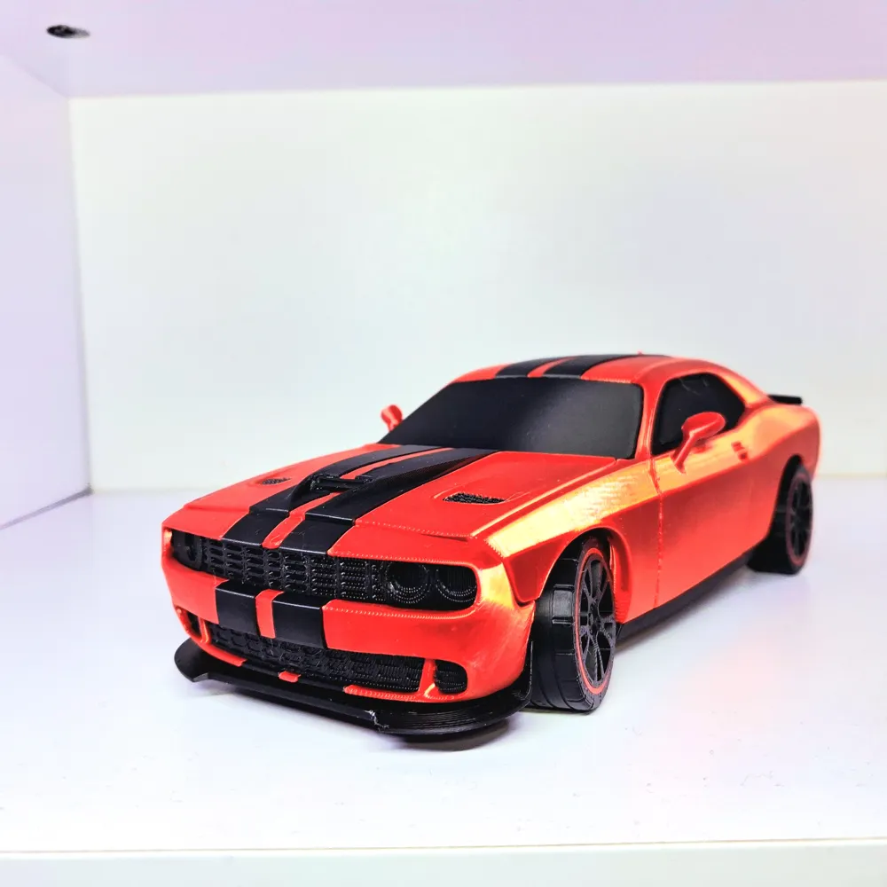 CHALLENGER HELLCAT 1:24 STEERING - Free 3D Print Model - MakerWorld