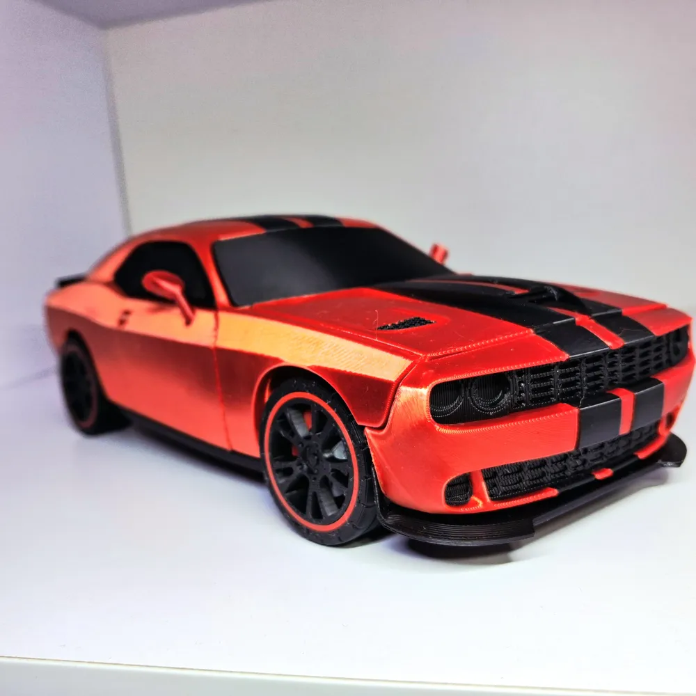CHALLENGER HELLCAT 1:24 STEERING - Free 3D Print Model - MakerWorld