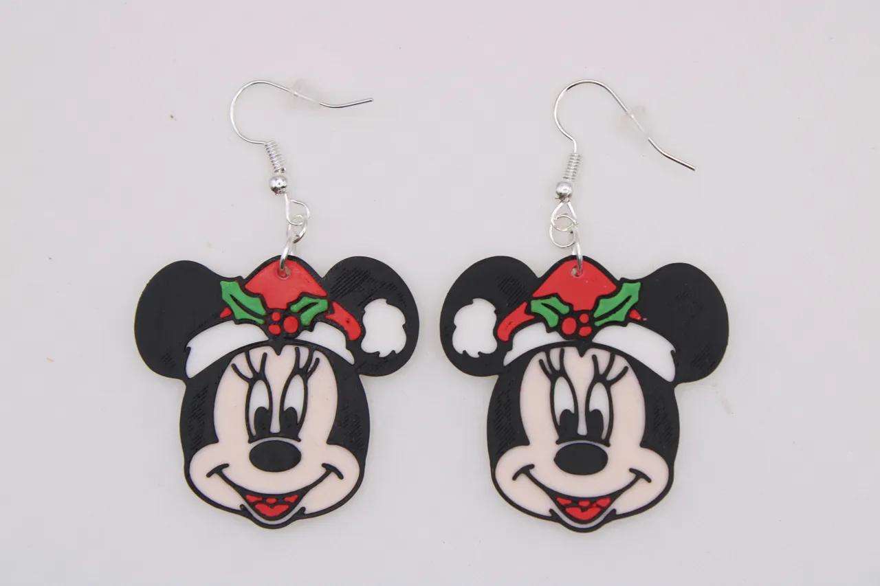 Christmas - Mickey and friends Earrings view 4