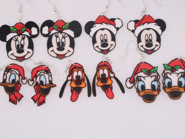 Christmas - Mickey and friends Earrings