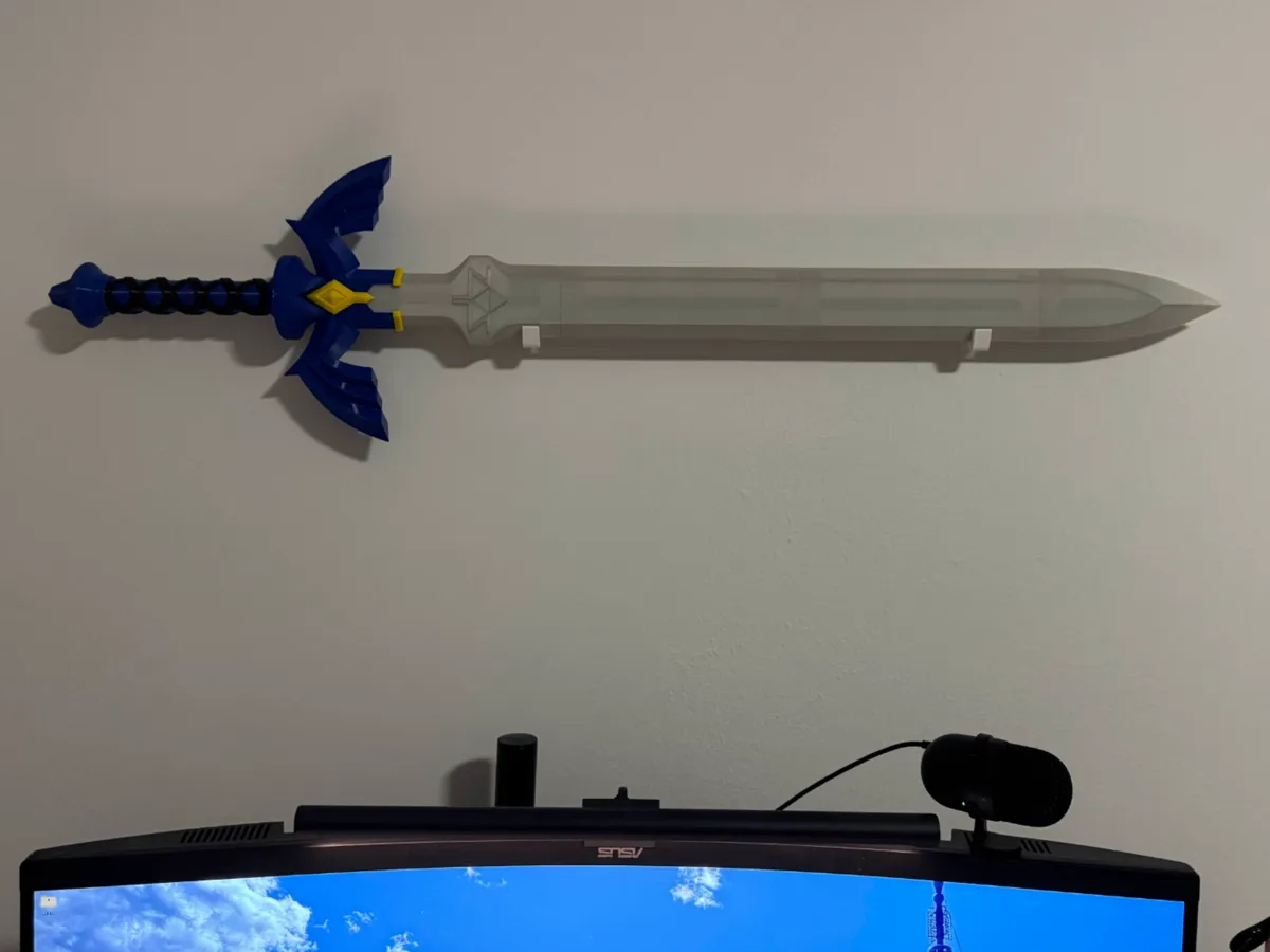 Support mural pour la Master Sword