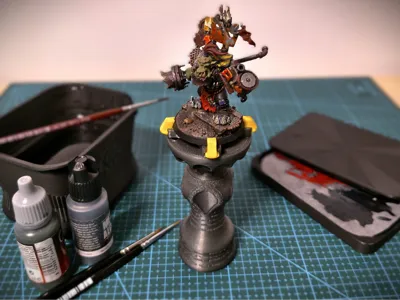 Springed Catcher - miniature painting handle