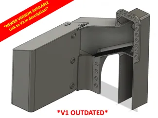 X1C P1S Enclosed Magnetic Detachable Poop Chute